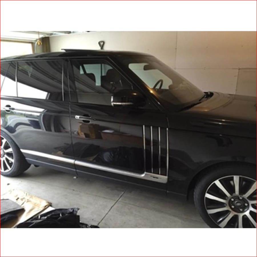 Range Rover Side Fender Door Air Vents Kit Trim Black Chrome Line For Land Vogue 2014 2015 2016 Car