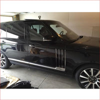 Thumbnail for Range Rover Side Fender Door Air Vents Kit Trim Black Chrome Line For Land Vogue 2014 2015 2016 Car