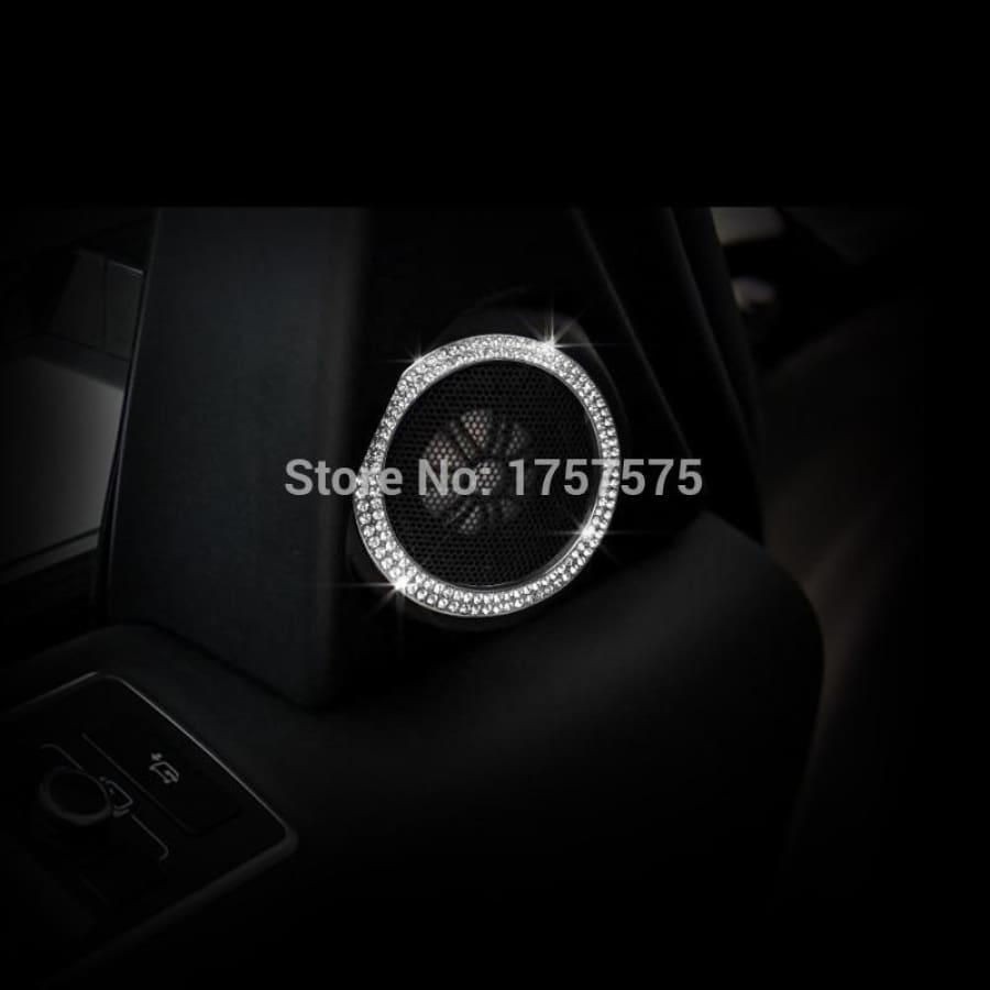 Range Rover Silver/gold Door Speaker Cover Trim For Sport 2014 2015 Car