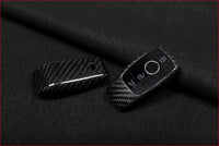Thumbnail for Real Carbon Fiber Car Key Shell Cover Trim For Mercedes Benz W222 S Class E W213 C-Class W205 Glc