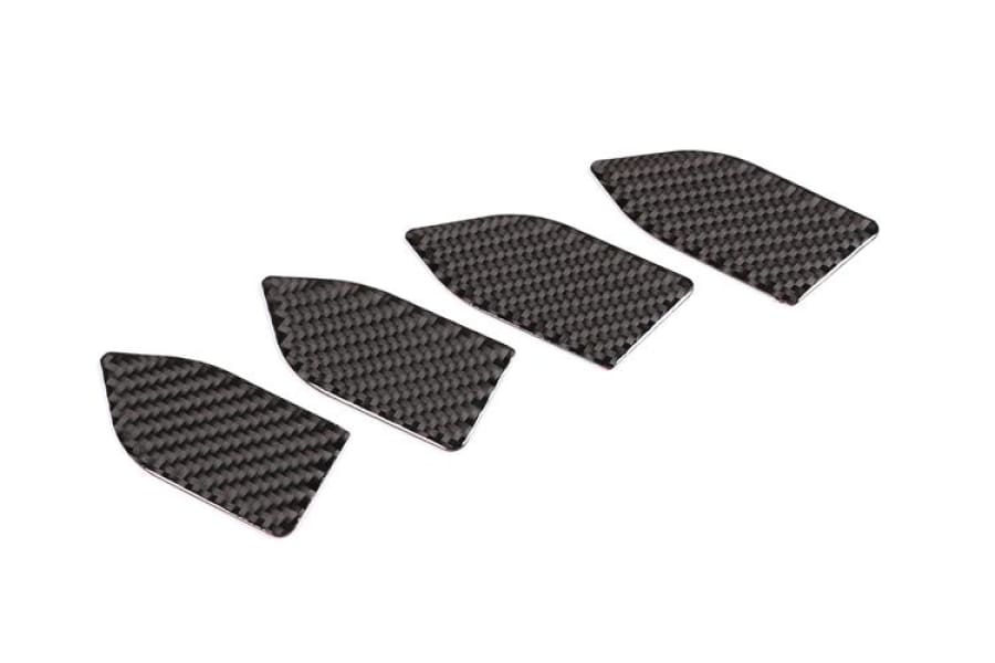 Real Carbonfiber Car Inner Door Handle Cover Catch Bowl Accessories Sticker For Range Rover