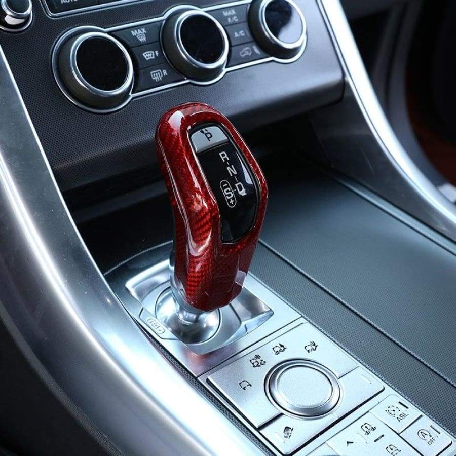 Red Carbon Fibre Gear Shift For Range Rover Sport 2014-2020 Car