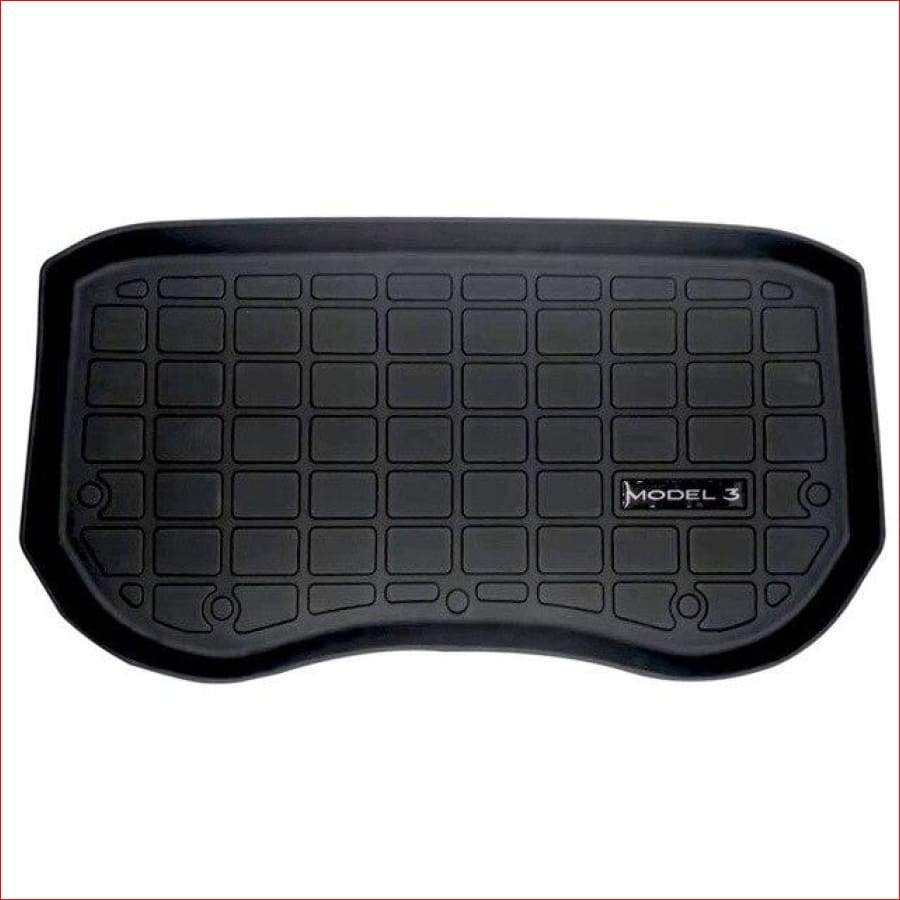 Rubber Rear Trunk Storage Mat Front Floor Waterproof Tasteless Protective Pads For Tesla Model 3