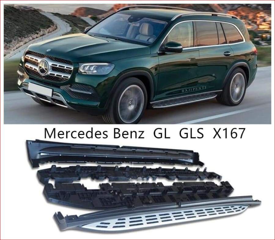 For Mercedes Benz Gls Gl X167 2020 2021 2022 Running Boards Side Step Car