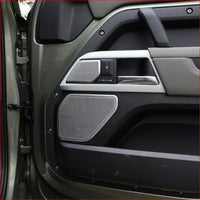 Thumbnail for Silver Speaker Cover Set For Land Rover Defender 2020 Car