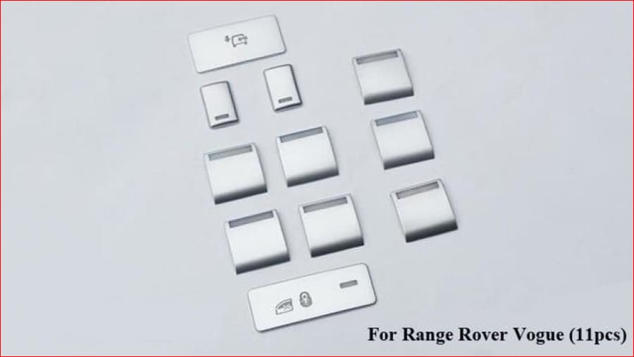 Silver Window Button Left Upgrade Range Rover Vogue + Sport 2014-2017 For Rr 13-17 Car