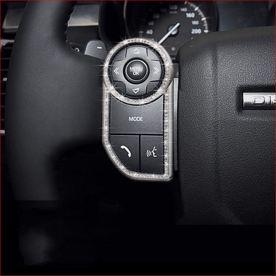 Silver/gold Steering Wheel Button Trim - Range Rover Vogue + Sport 2014-2017 Car