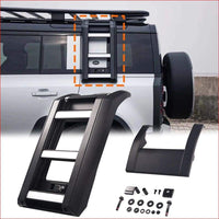 Thumbnail for Special Accessories Foldable Liftable Stainless Steel Roof Ladder - Defender 2020 Car