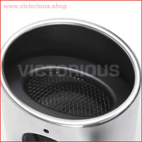 Thumbnail for 2Pcs Stainless Steel Oval Tip Exhaust Muffler Tail Pipe Range Rover Sport Diesel Car