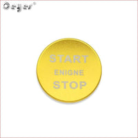 Thumbnail for Start Stop Engine Push Button Cover For Range Rover /discovery/ Gold Car