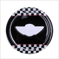 Thumbnail for Steering Wheel Center 3D Sticker For Mini Cooper Double Checker Car