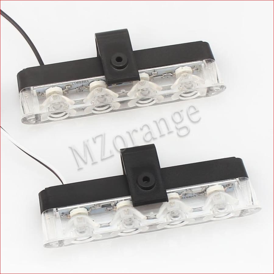 2X4 Led Automobiles 12V Strobe Warning Police Light Car Truck Flashing Firemen Ambulance Emergency