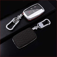 Thumbnail for Suede Leather Car Key Case Cover For Land Rover A9 Range Sport 4 Evoque Freelander 2 Discovery