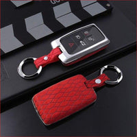 Thumbnail for Suede Leather Car Key Case Cover For Land Rover A9 Range Sport 4 Evoque Freelander 2 Discovery