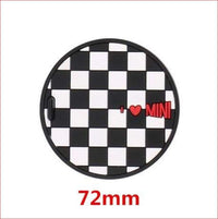 Thumbnail for Union Jack Silica Gel Anti-Slip Coaster For Mini Cooper Checker 72Mm Car