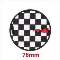 Thumbnail for Union Jack Silica Gel Anti-Slip Coaster For Mini Cooper Checker 78Mm Car