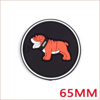 Thumbnail for Union Jack Silica Gel Anti-Slip Coaster For Mini Cooper Dog 65Mm Car