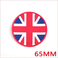 Thumbnail for Union Jack Silica Gel Anti-Slip Coaster For Mini Cooper Red Jack 65Mm Car