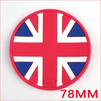 Thumbnail for Union Jack Silica Gel Anti-Slip Coaster For Mini Cooper Red Jack 78Mm Car