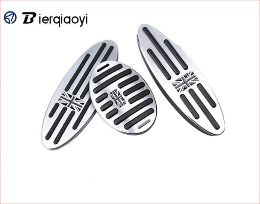 Union Jack Style Foot Pedals For Bmw Mini Grey Car