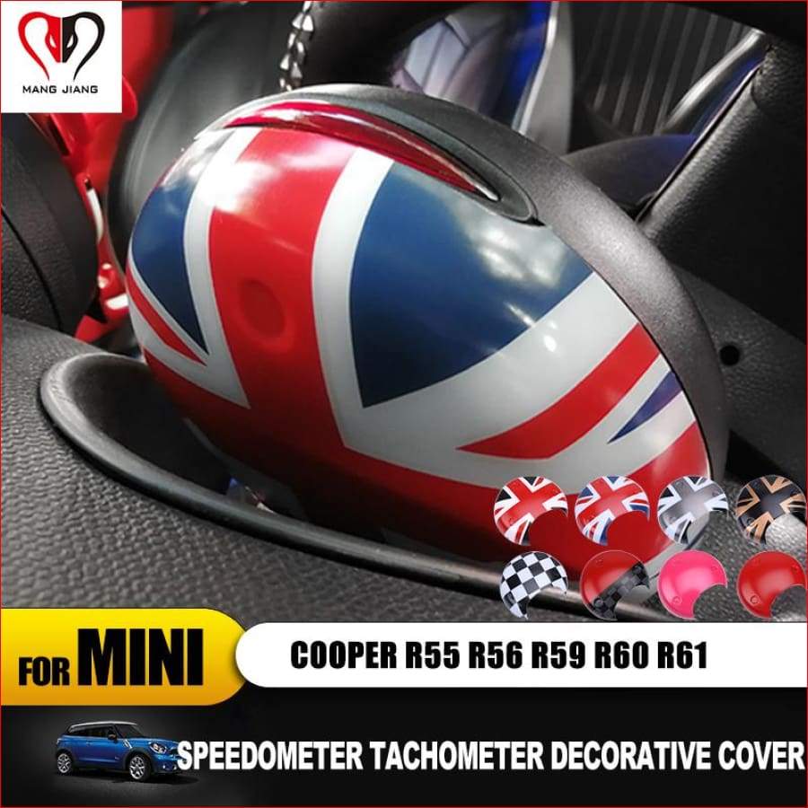 Union Jack Car Tachometer Cover Cap Sticker For Mini Cooper R55 R56 R60 R61 R58 R59 Countryman