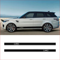 Thumbnail for 2 Pcs Vinyl Car Side Skirt Stickers Decals Styling For Land Rover Discovery Range Sport Freelander