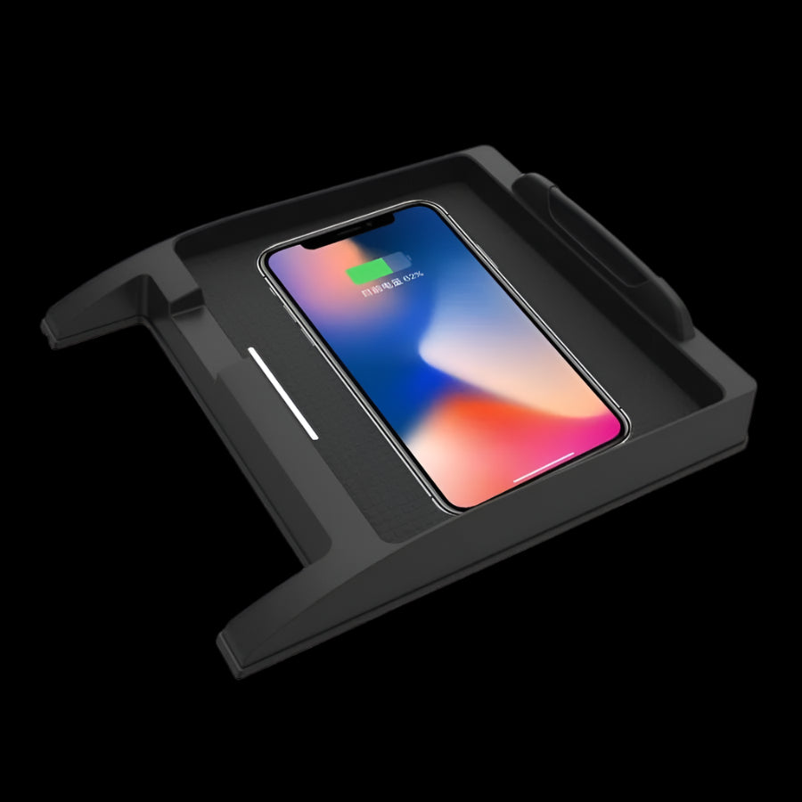 Carbon Fiber Finish Wireless Charger Cup Holder Cover For Range Rover Velar (2017-2022) – Centre Console, Land Rover OEM Style