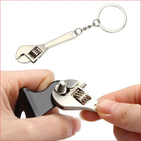 Thumbnail for Wrench Keychain Stainless Steel Car Key Ring High-Grade Simulation Spanner Chain Keyring Keyfob